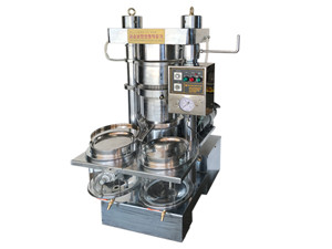 machine de pressage d'huile pour graines de légumes - petite machine d'extraction d'huile de graine de coprah hydraulique à froid